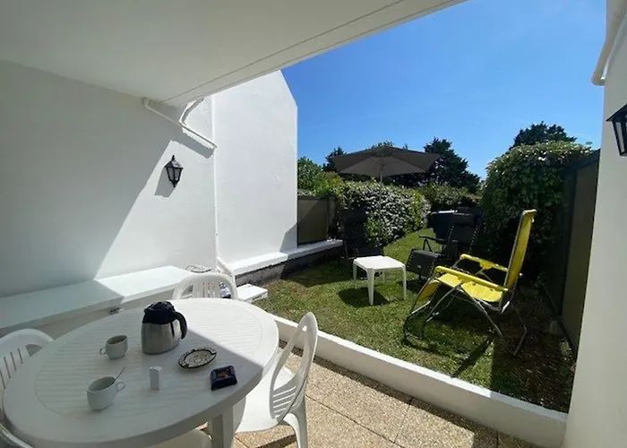 Quiberon - T2 Renove Avec Jardin, Piscine & Tennis, A 500M Des Plages, Wifi Inclus - Fr-1-478-225